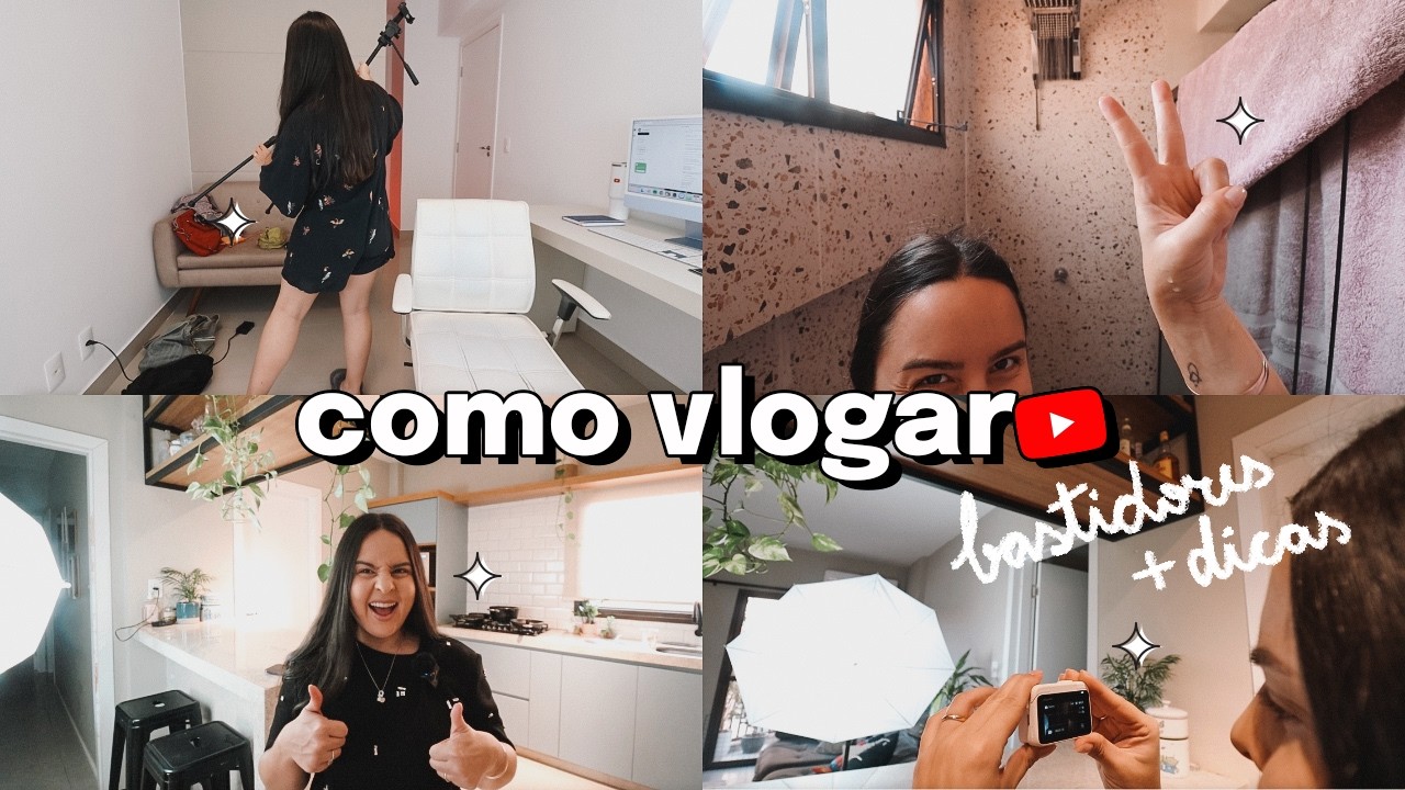 Gravando Um Vlog Pro YouTube Do Começo Ao Fim: Roteiro, Gravação e Edição (Bastidores)