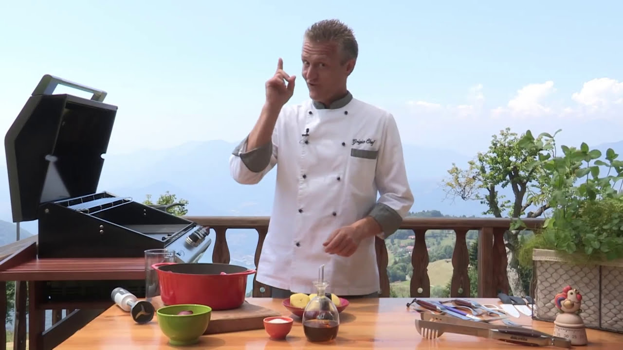 FILETTO DI MAIALE IN CREMA DI PATATE - Video Ricetta - Grigio Chef