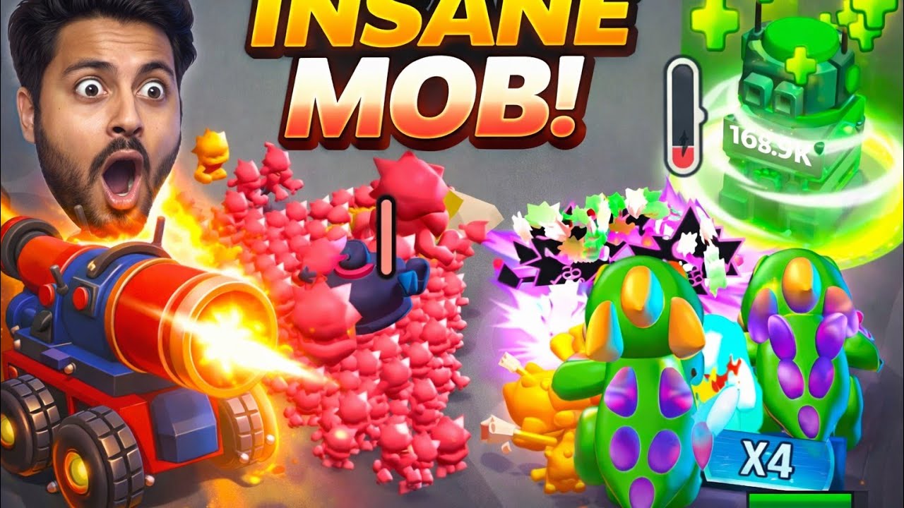 Игровой процесс в игре Mob Control | Неограниченная сила толпы | Удовлетворение от победы на уровне