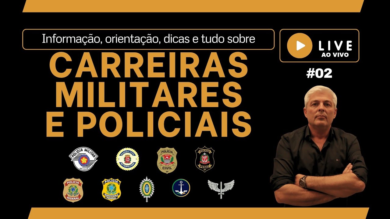 #02 Plantão de Dúvidas - Carreiras Militares e Policiais