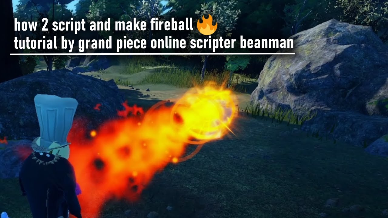 gpo dev shows u how to make fireball in roblox studio