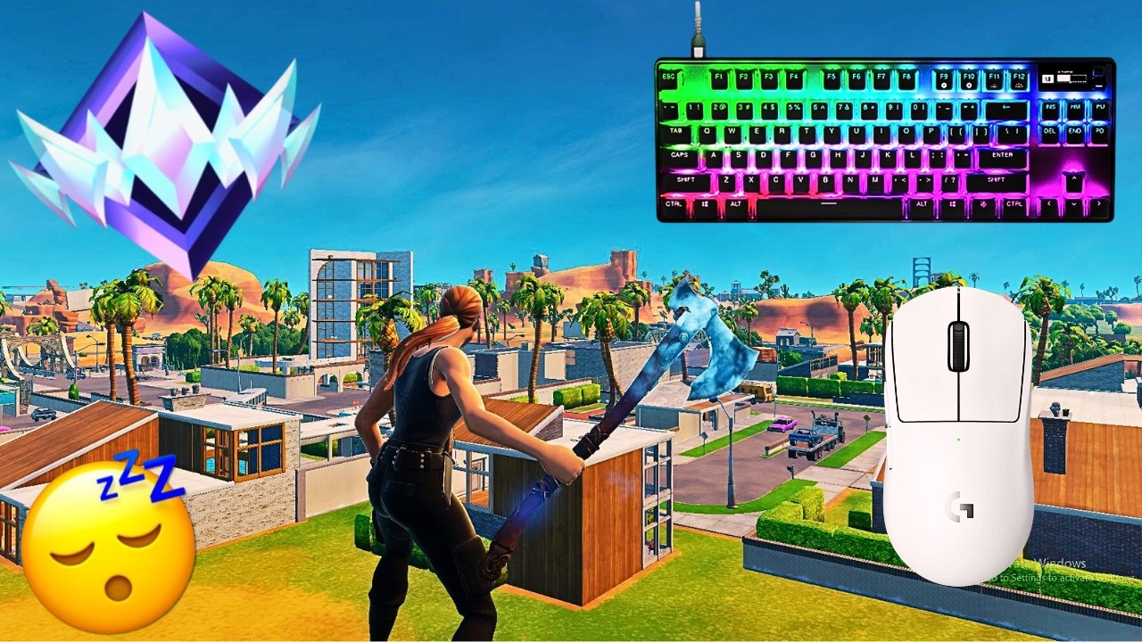 SteelSeries Apex Pro TKL ASMR 😴 Fortnite OG Ranked Reload 🏆 Satisfying Keyboard Fortnite 240 FPS 4K