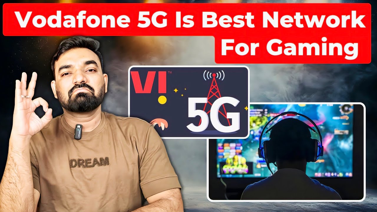 Vodafone 5G Network Is Best For Gaming:- Opensignal Survey #telecomnews #vodafoneidea #vi5g 