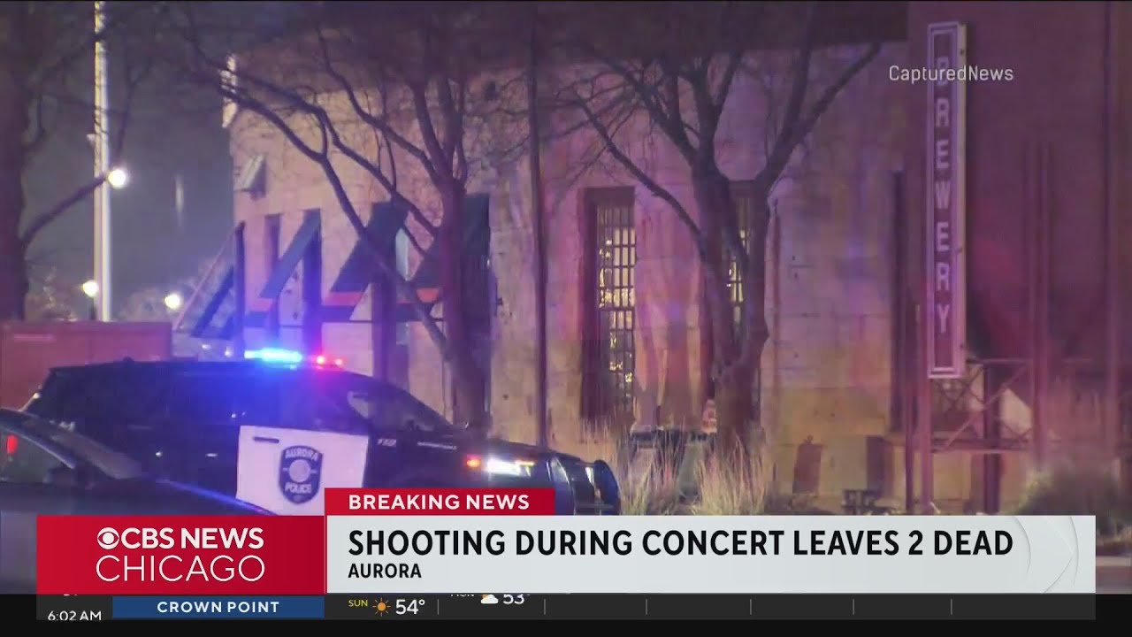 2 dead, 1 wounded in shooting during concert in Aurora, Illinois