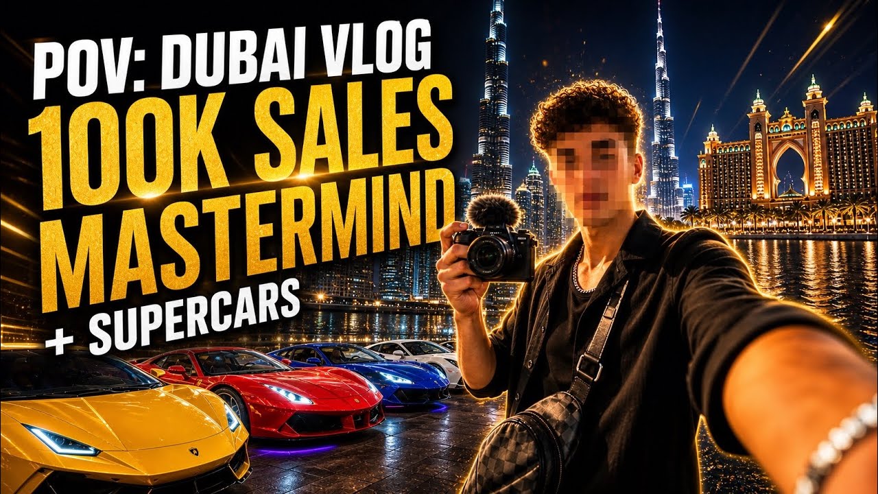 DUBAI TAG 1 EXPLOSION: 100K Sales Mastermind Thaddeus Koroma + Supercars!