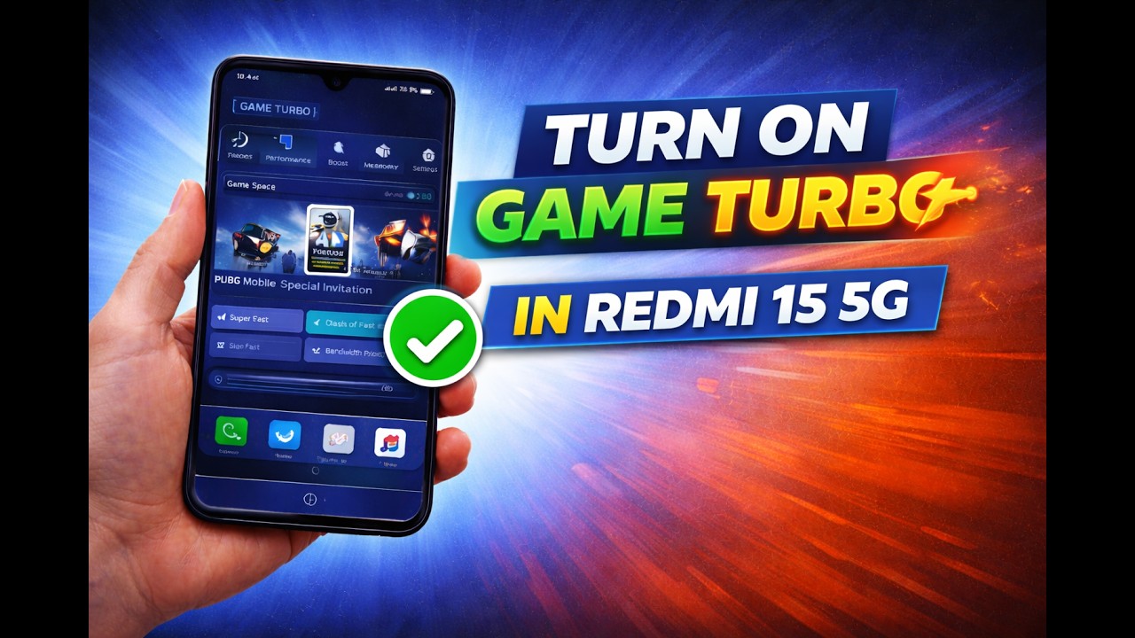 How to Turn On Game Turbo in Redmi 15 5G | Telugu | Boost FPS & Performance | All Redmi mobiles