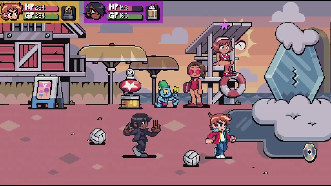 Scott Pilgrim EX: Multiplayer online. Story mode part 1.