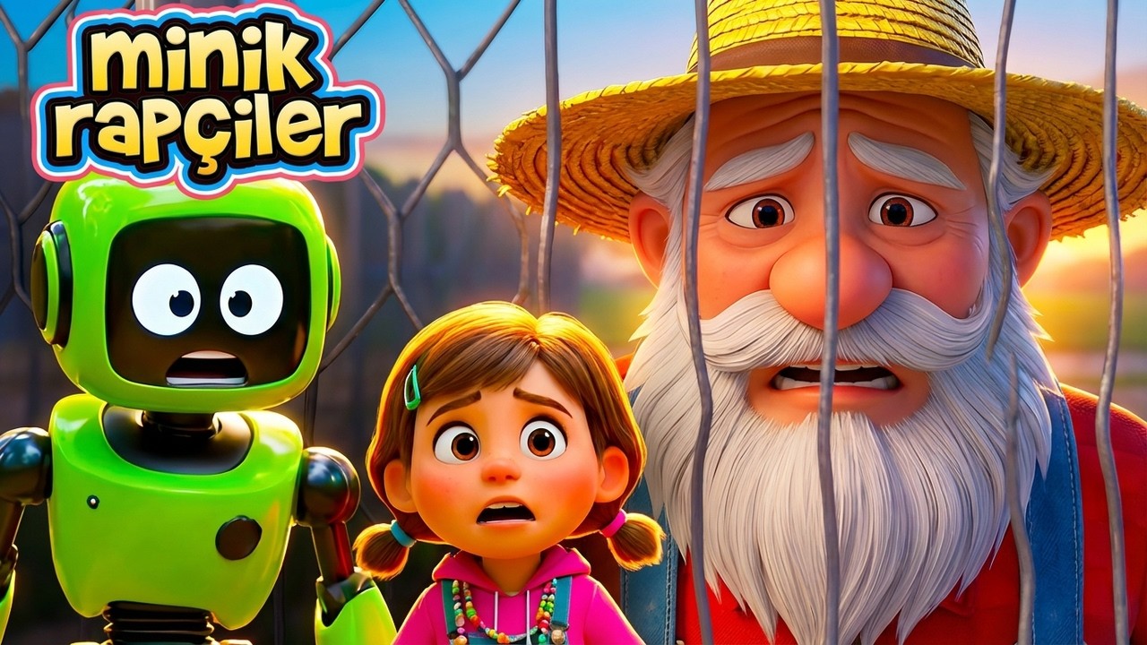 Ali Babanın Çiftliğinde 😱 Ali Baba Kaçırıldı! 🚨 Hırsız Tilki? Robotlu Çizgi Film Ve Şarkısı