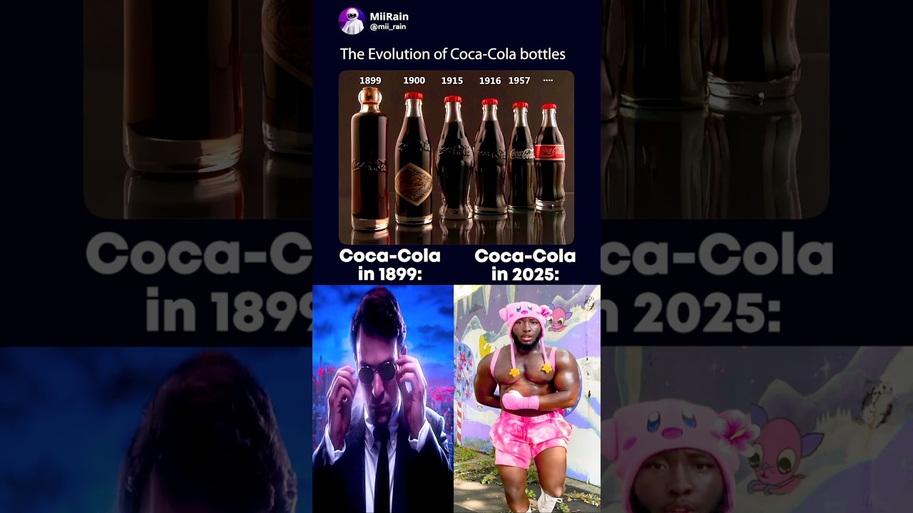 Evolution of coke bottle