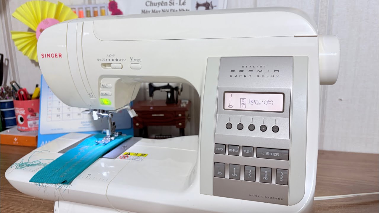 Hướng dẫn sử dụng máy may gia đình Singer 6780 SDX