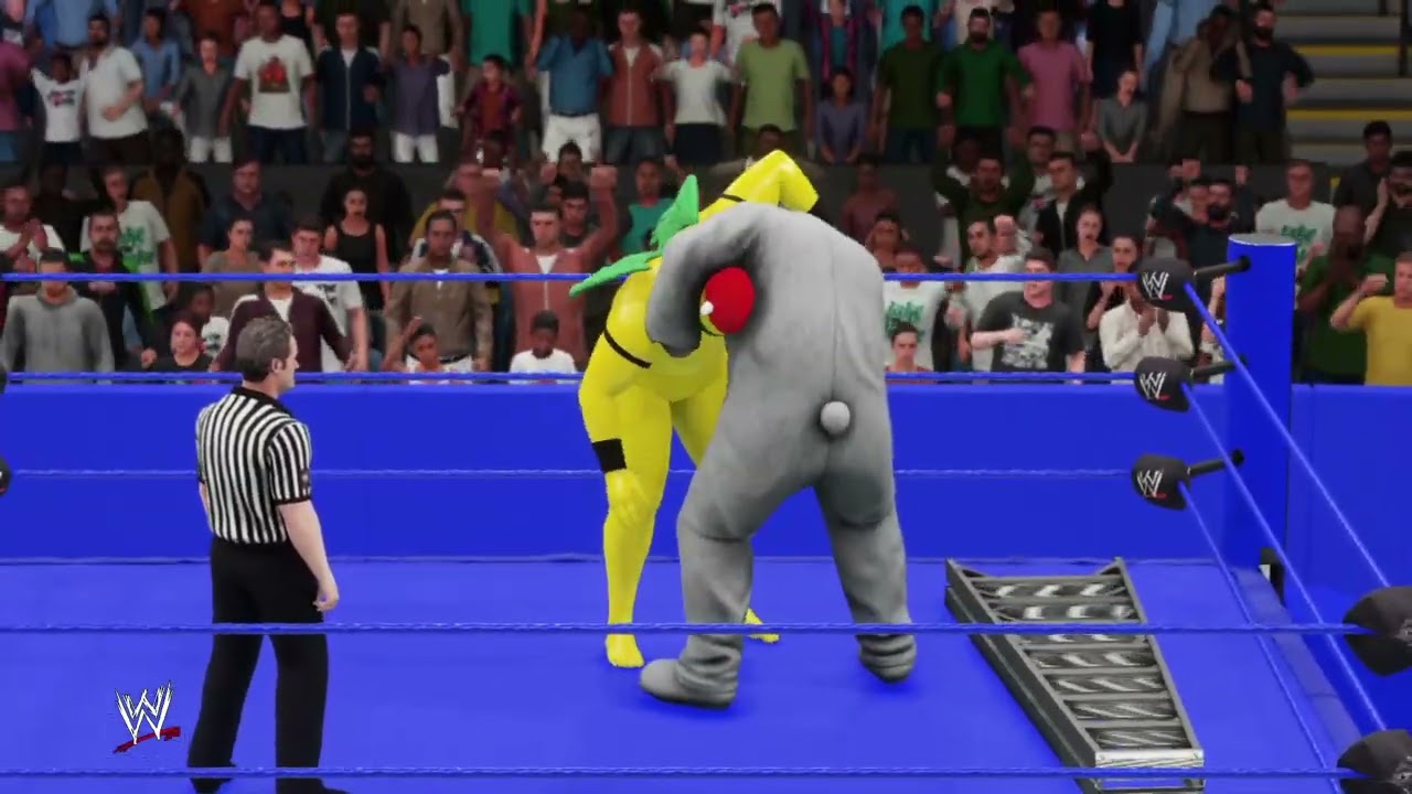 WWE 2K18 Bowser VS Spinosaurus