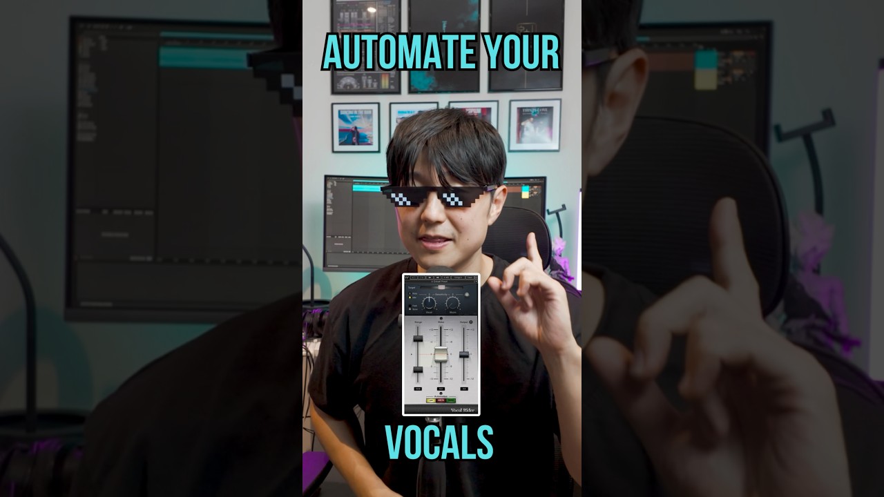 How to automate your vocals with Waves Vocal Rider 🎙️ #musicproduction