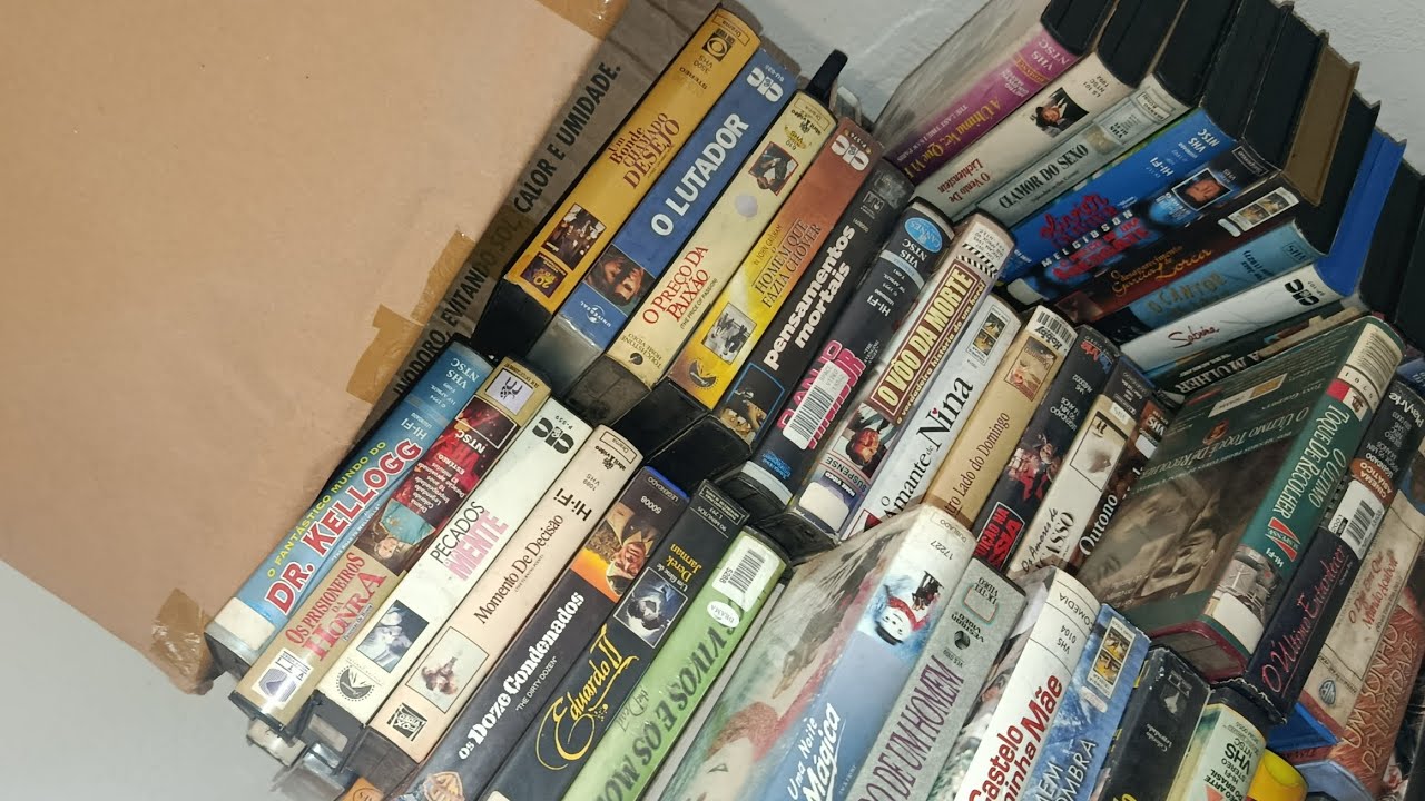 Chegou mais Fitas VHS 📼🤩