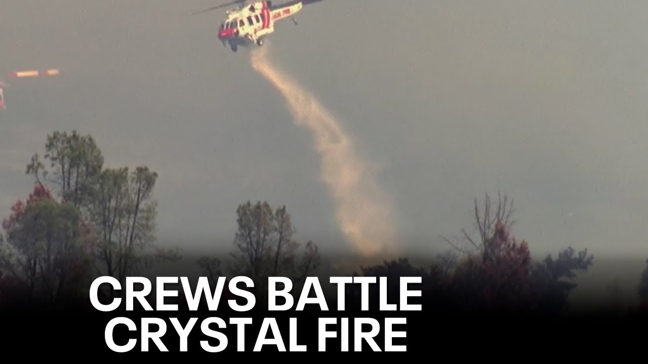LIVE: Crystal Fire burning near St. Helena