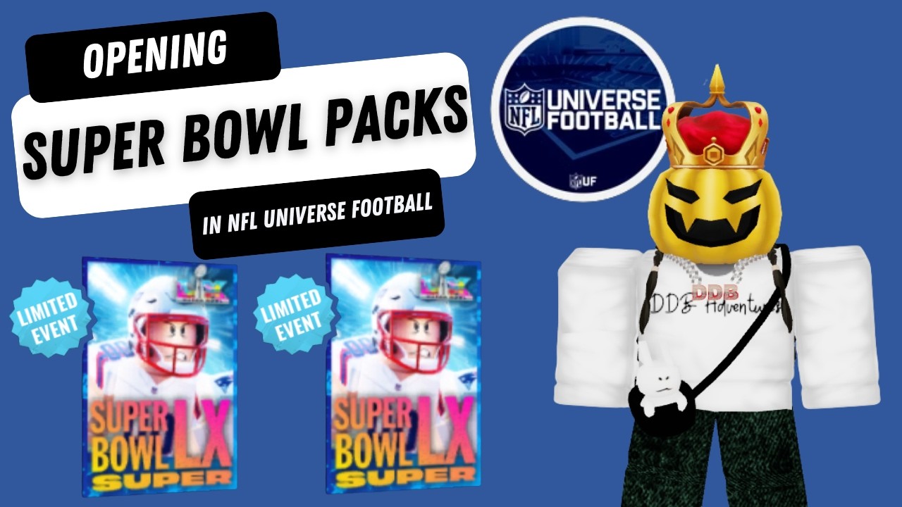 Opening Super Bowl Packs in NFL Universe Football!
