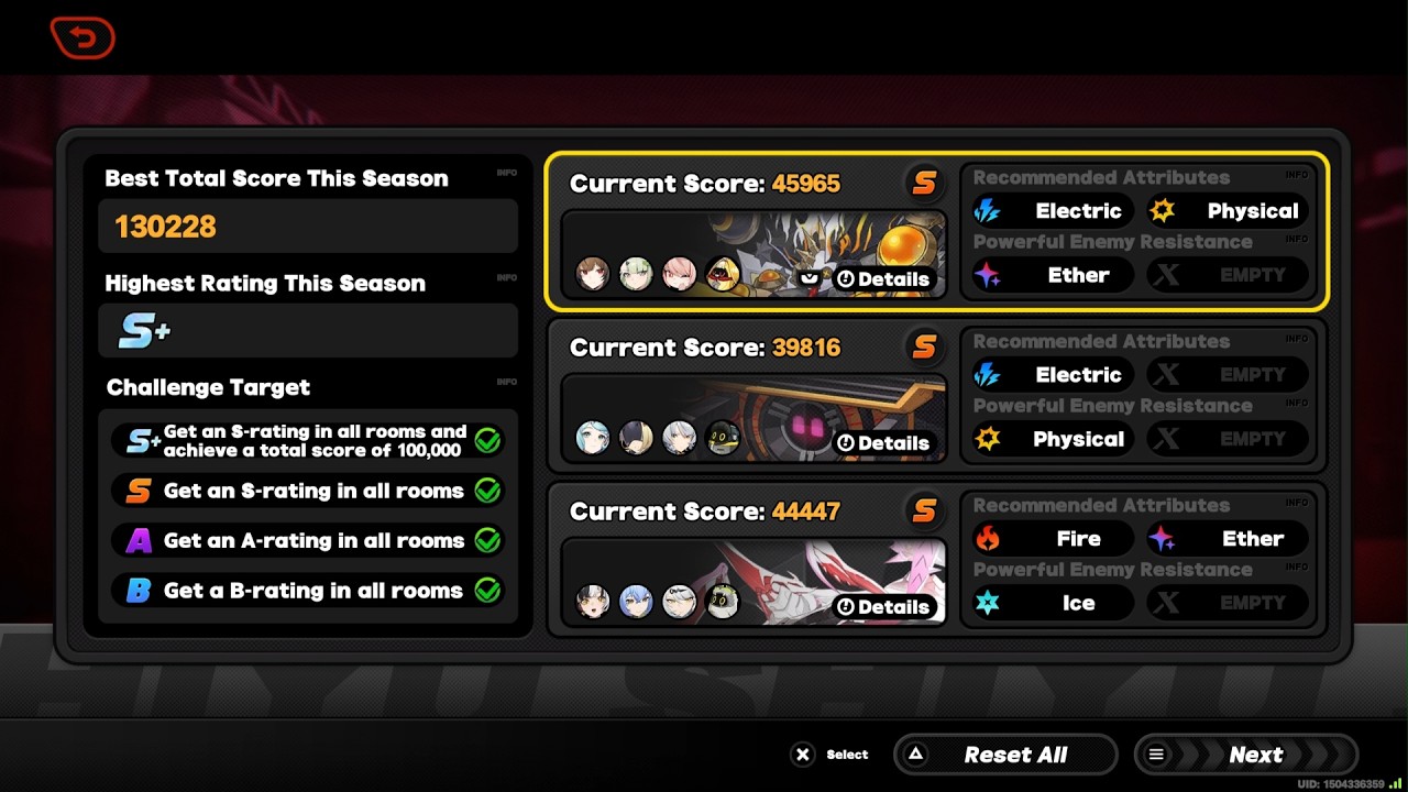 Zenless Zone Zero Shiyu Defence S+ Rank I Ye Shunguang M2W1 Soldier Anby M2W2 Yixuan M1W1