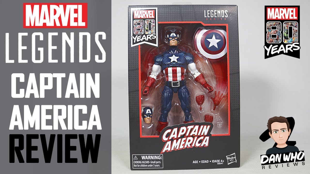 Marvel Legends Captain America Marvel 80th Anniversary Action Figure Review