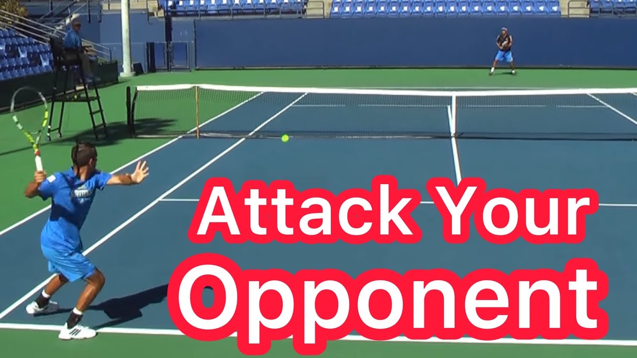 How To Attack Your Singles Opponent (Winning Tennis Tactics)