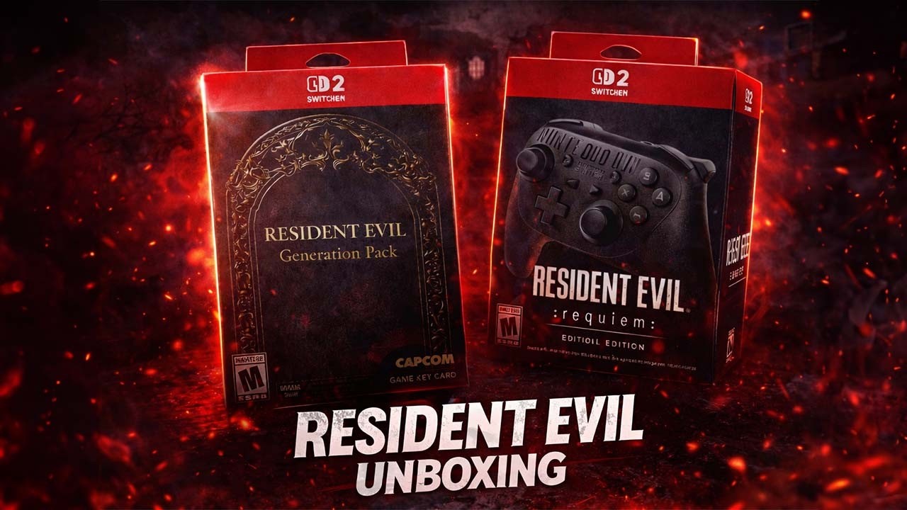 Распаковка Resident Evil Generation Pack 🧟 Версия для Switch 2 и контроллер RE Pro