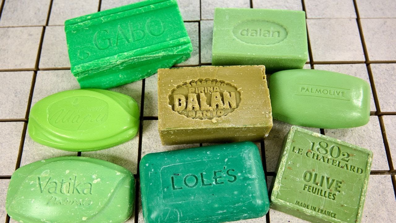 ASMR Soap/ cutting dry  soap/ резка сухого  мыла / 4K