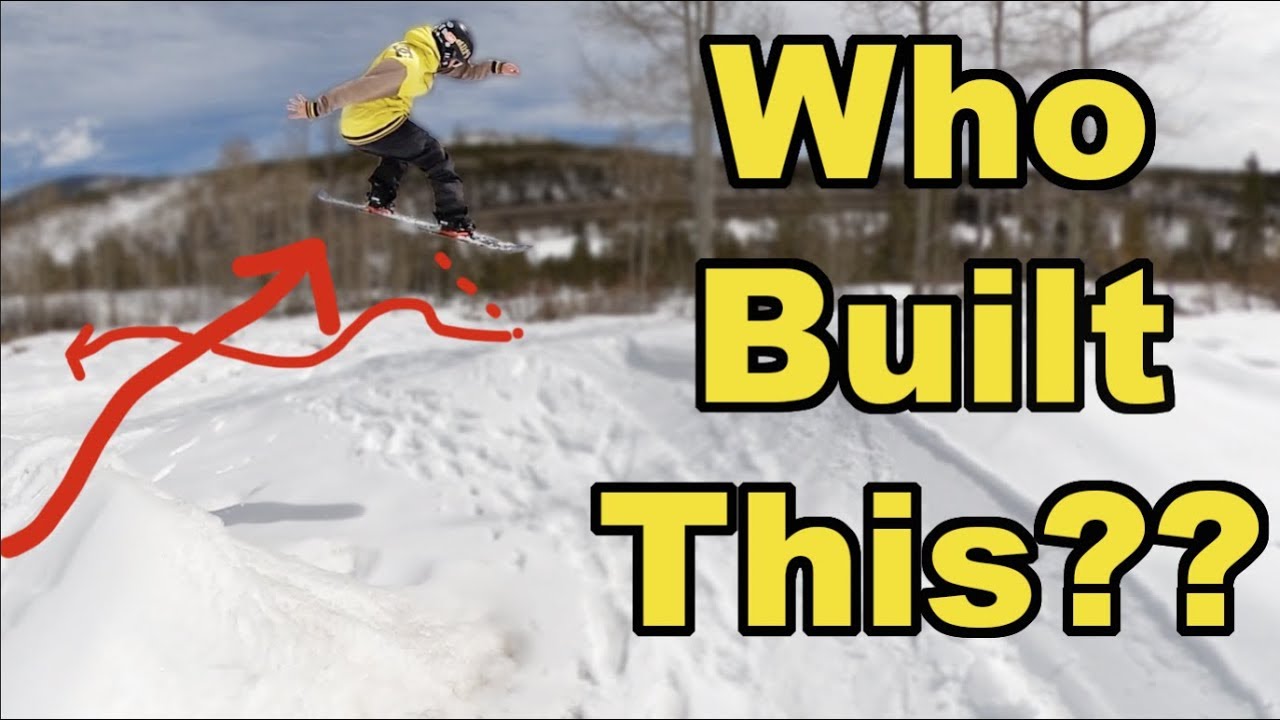 Snowboarding Someone's Pump Track - (Season 4, Day 120)