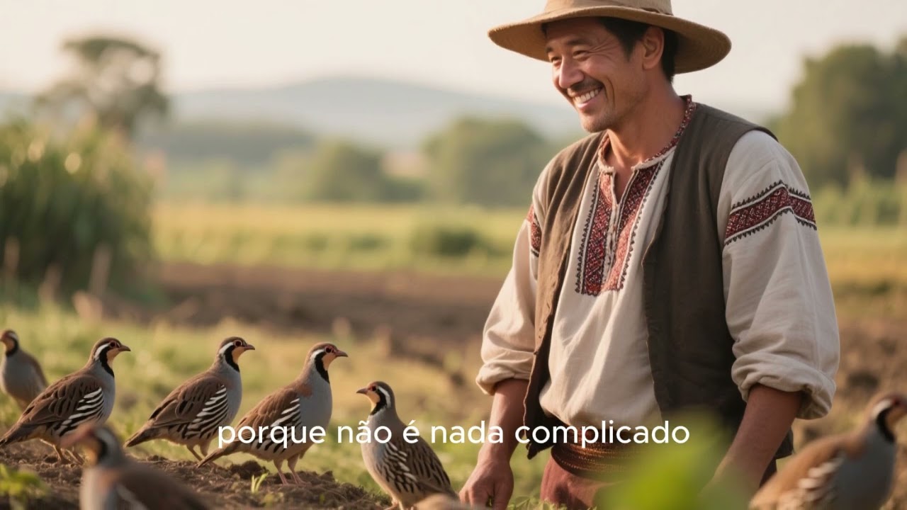O SEGREDOS das codornas  PEQUENAS aves que d&atilde;o um LUCRO GIGANTE .