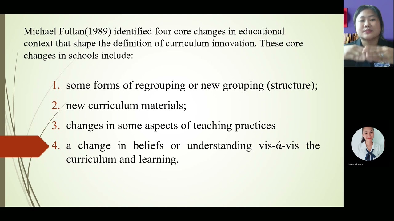 CURRICULUM INNOVATION