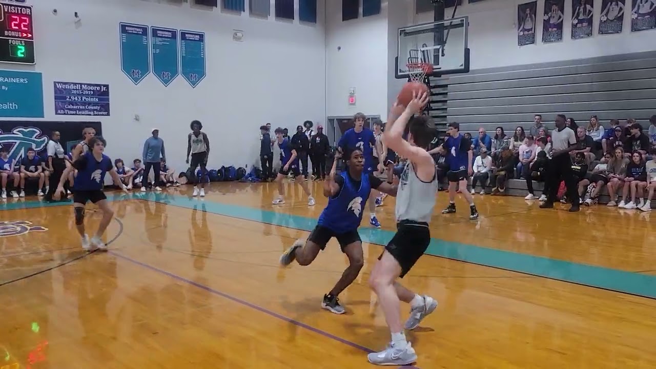 Hough basketball scrimmage vs CSD