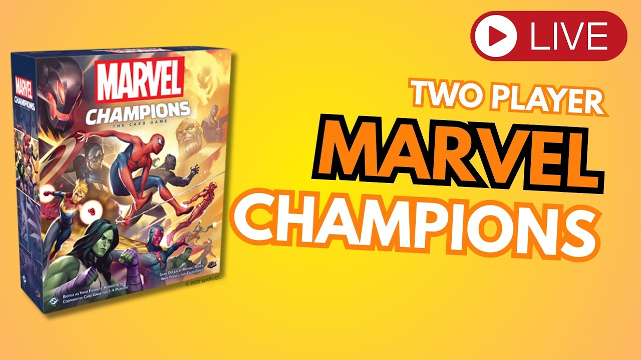 🔴 Two Player Marvel Champions - Rules Questions? -  !Rogue  LIVE