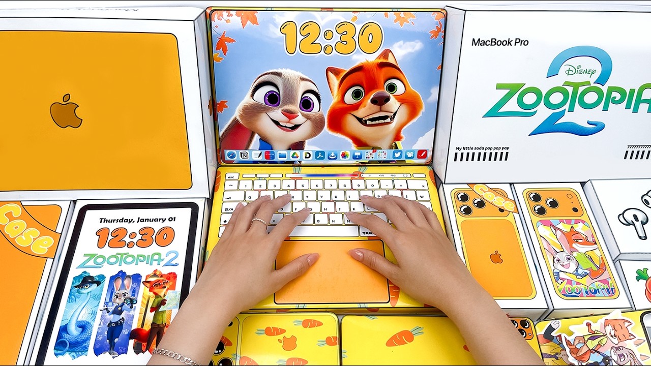 Paper DIY | APPLE ZOOTOPIA 2 100$ & 1000$ Blind Boxes💖 Iphone, Macbook, Ipad, Airpods | ASMR