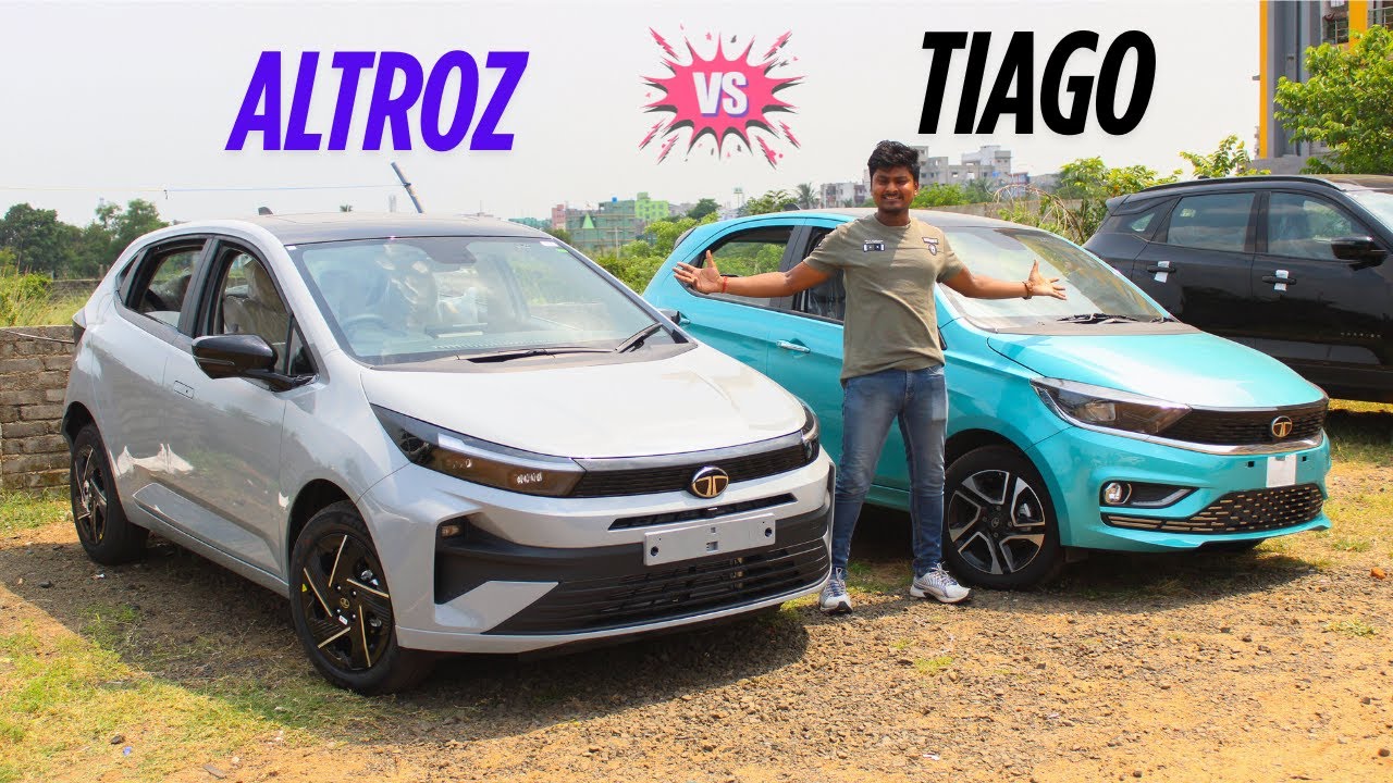 New Tata ALTROZ vs TIAGO 🔥 comparison video ✅