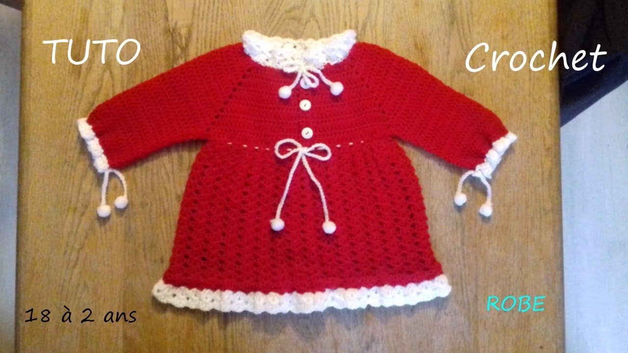 TUTO CROCHET Comment faire une robe ❤️