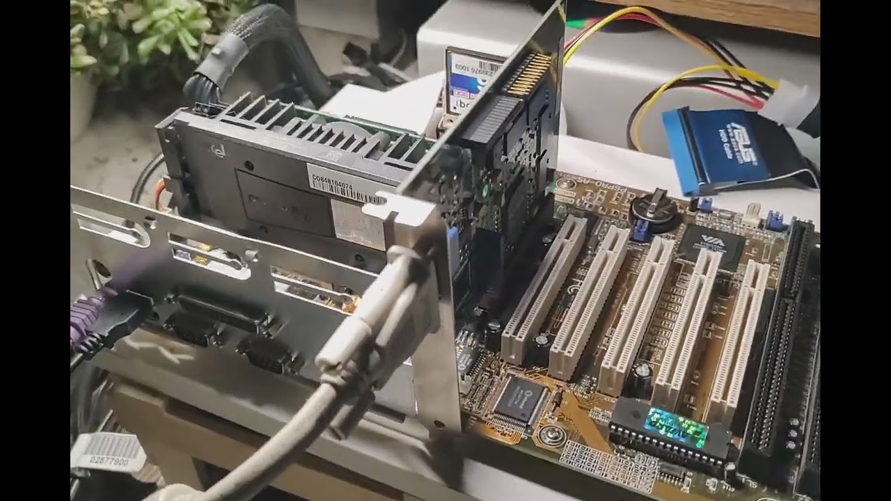 Tekram P6PRO-A5 with Pentium II 350MHz running Quake