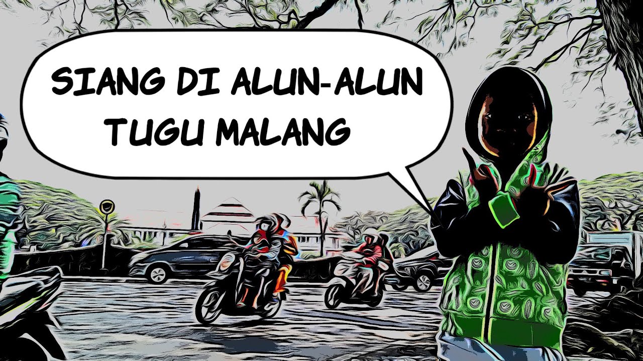 Alun-alun Tugu Malang alias Alun-alun Bundar