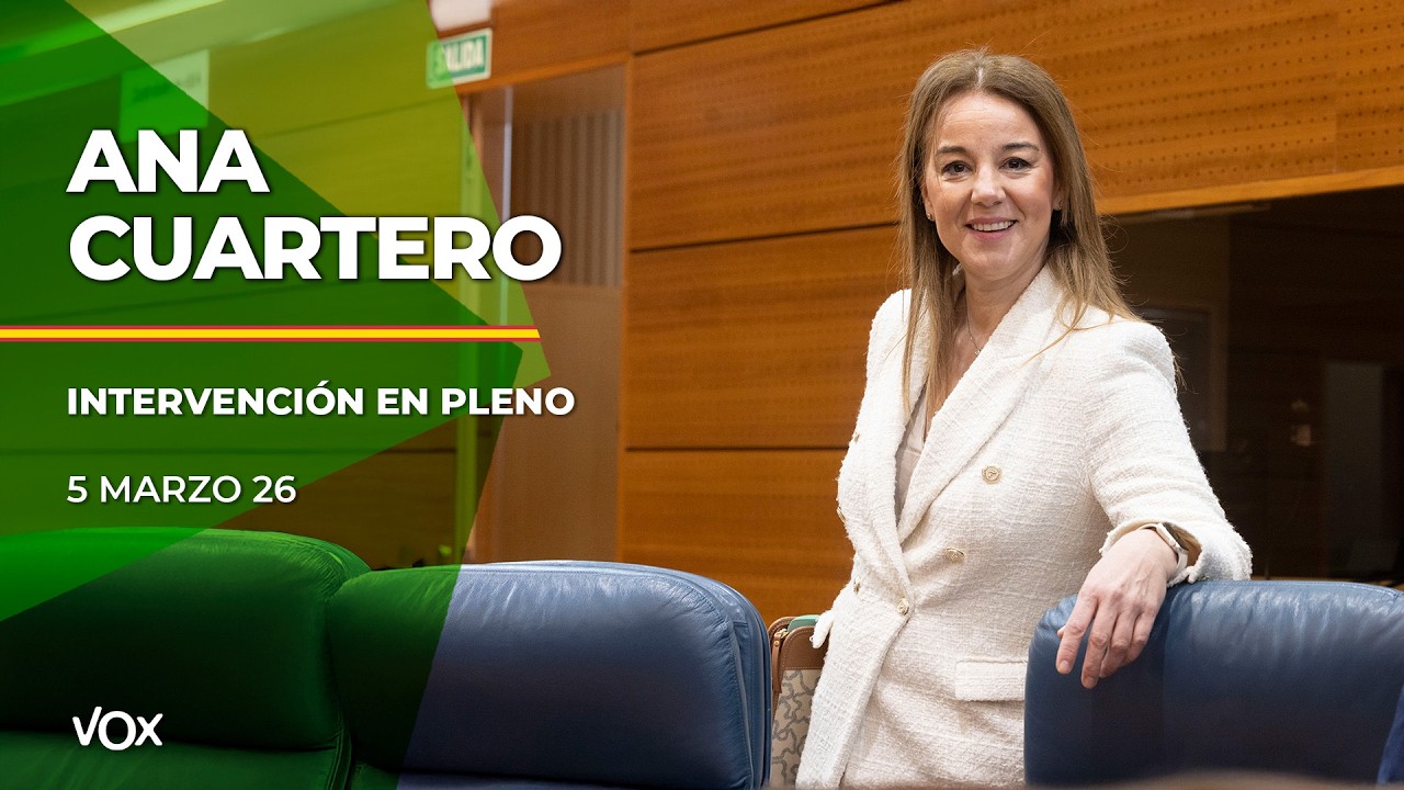 05.03 I Intervención ANA CUARTERO en la Asamblea de Madrid