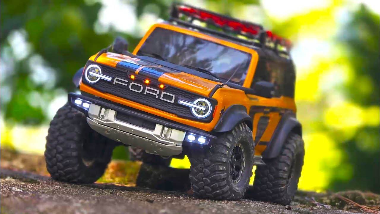 New Ford Bronco Raptor Traxxas TRX4 / H-Tech Custom Conversion Kit - #offroad #rockcrawling #asmr 2