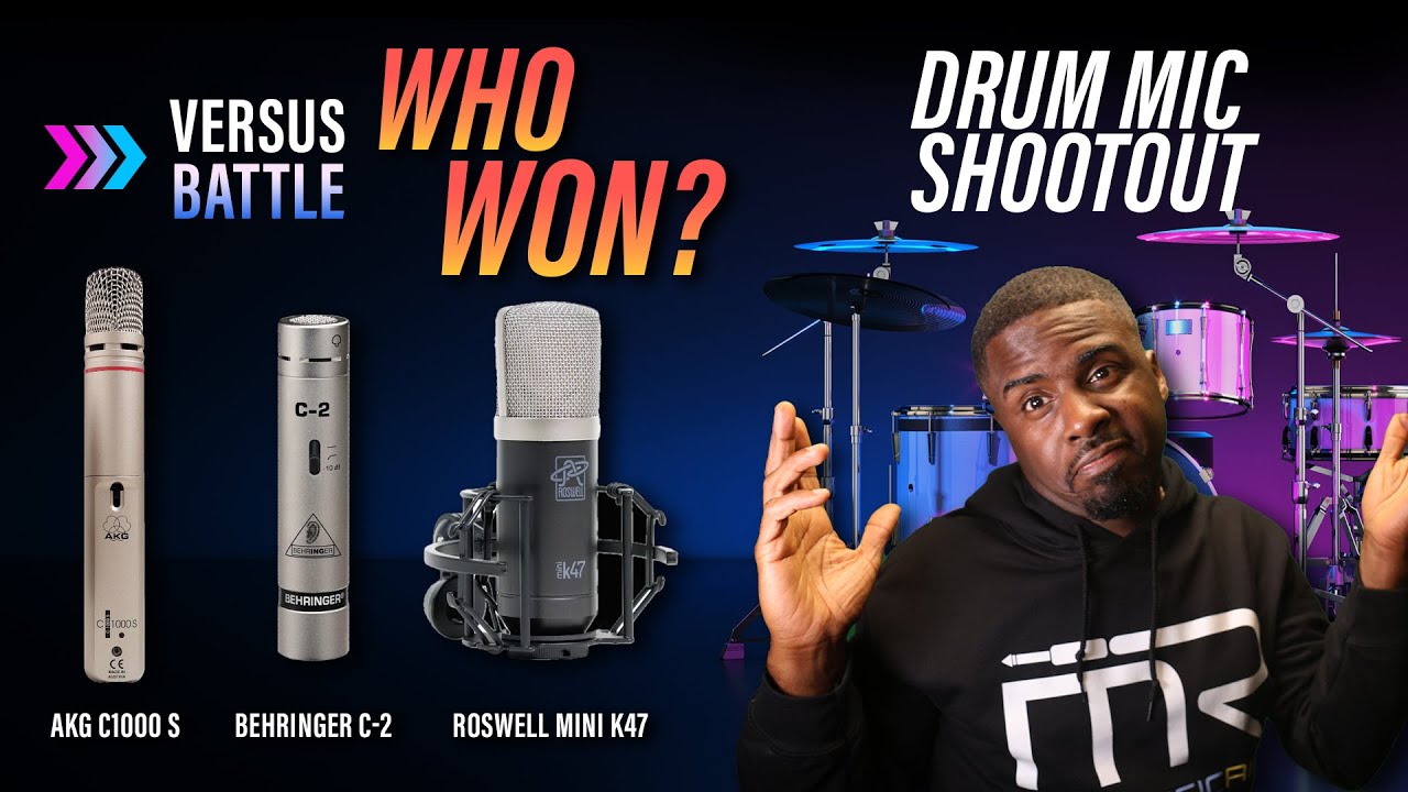 Mic Shout Out  - Drum Overhead (AKG, Roswell, Behringer mics)