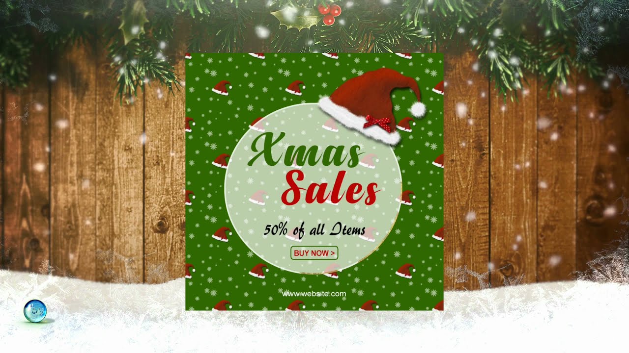 Minimal Christmas Instagram Sale Banners