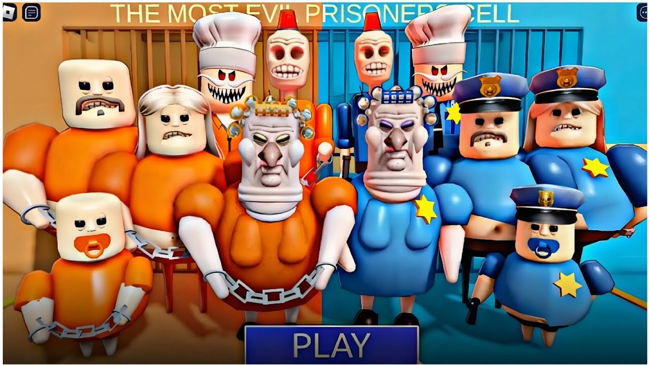 Prisoner Vs Police Prison Run! Obby! Roblox! Full Walkthrough Gameplay 4K No Death 