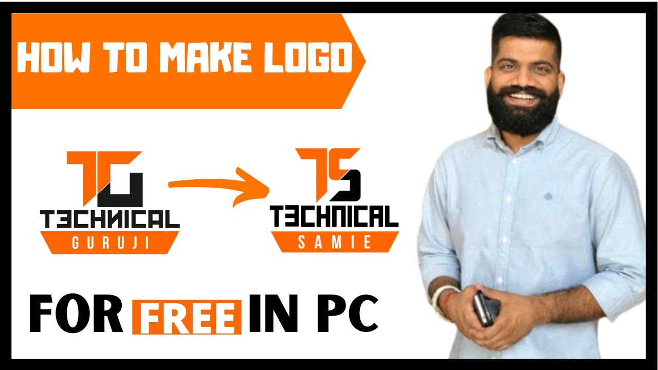 How to Make a Logo Like Technical Guruji using Canva | Technical Samie