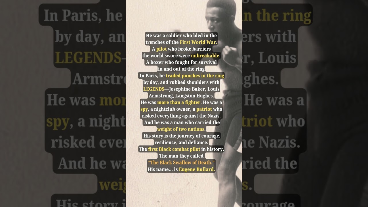 From Boxer to War Hero: The Untold Story of Eugene Bullard