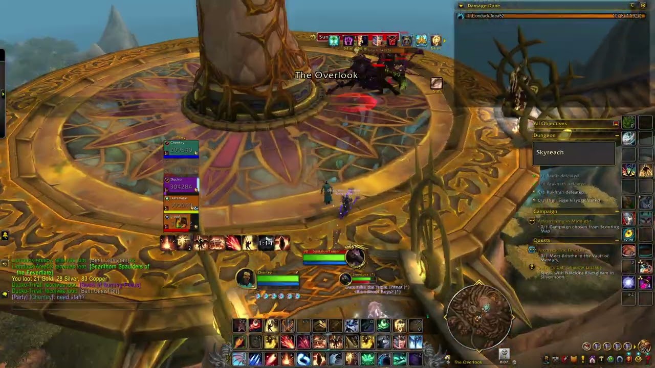WoW Midnight 12.0.1 scalecommander augmentation evoker pve Skyreach Mythic 2