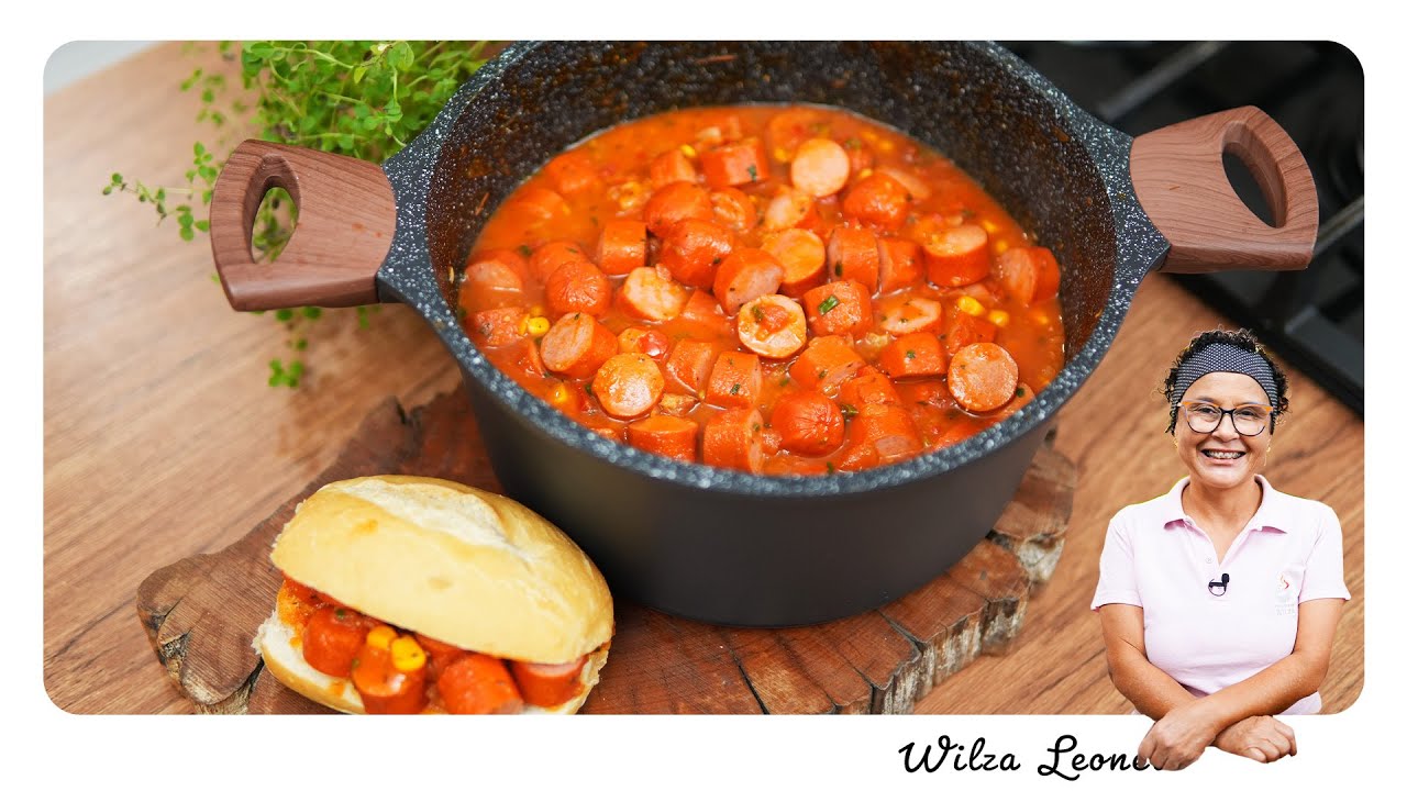 MOLHO DE SALSICHA FÁCIL E DELICIOSO! - Wilza Leonel