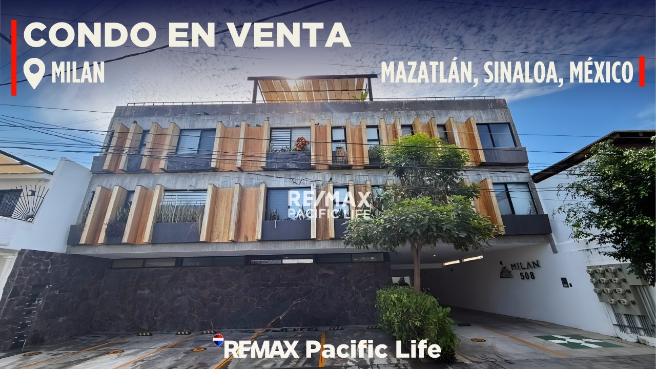 CONDOMINIO EN VENTA EN TORRE MILAN, COLONIA GAVIOTAS EN MAZATLAN SINALOA - REMAX