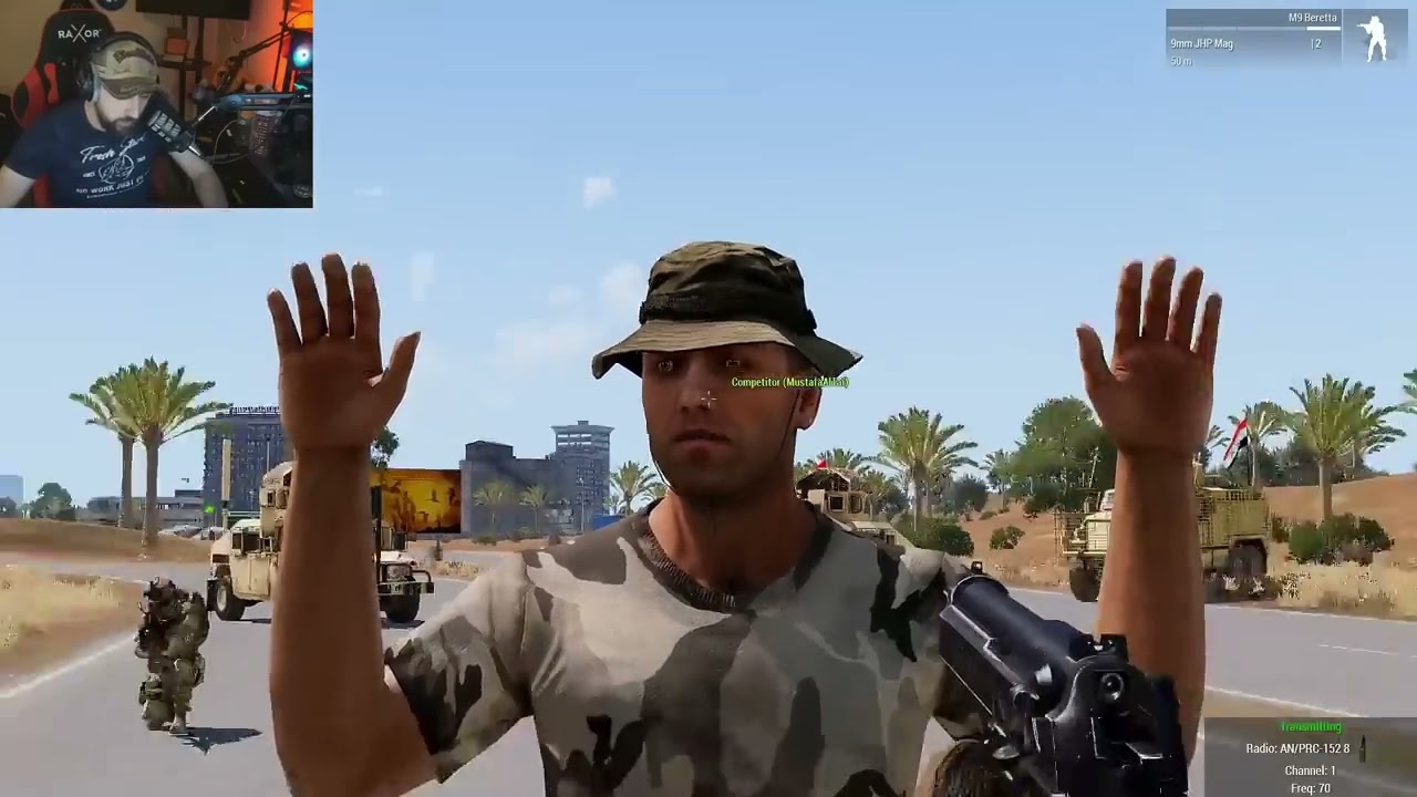 كمين بصورايخ على الجيش والفرقة الذهبية | Arma3