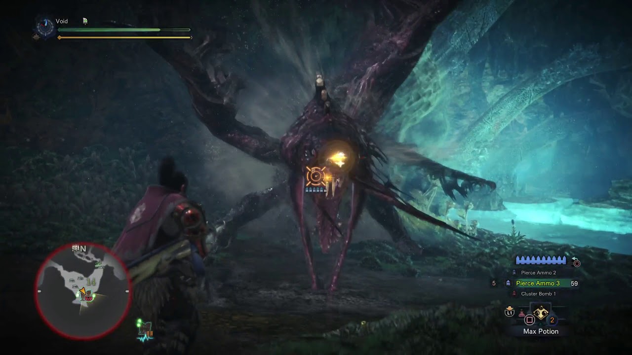 {MHWorld} Pierce HBG vs. Vaal Hazak - 3'56 (TA Rules)
