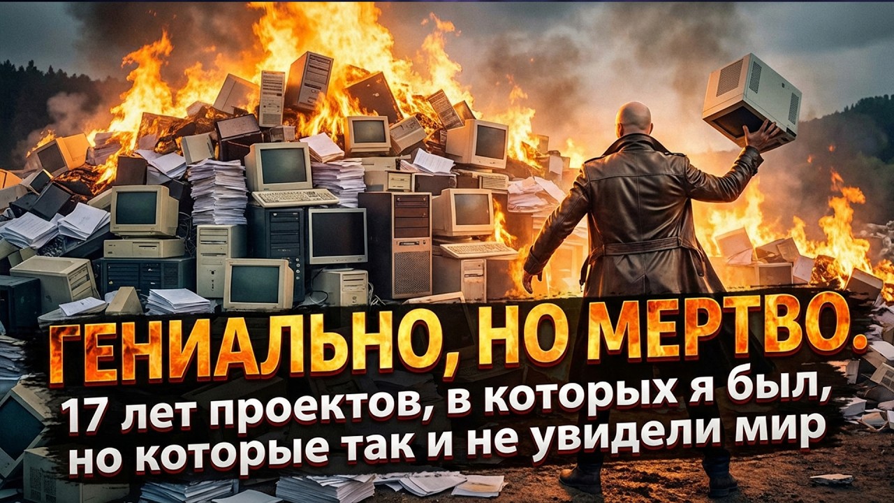 КРУТЫЕ НО ПАВШИЕ ПРОЕКТЫ, в которых я был за 17 лет работы в интернете