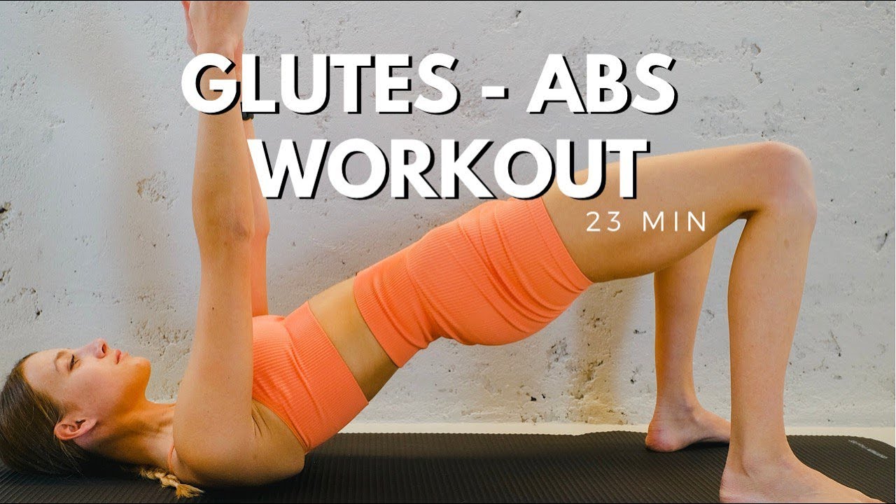 GLUTES - ABS WORKOUT 23 min