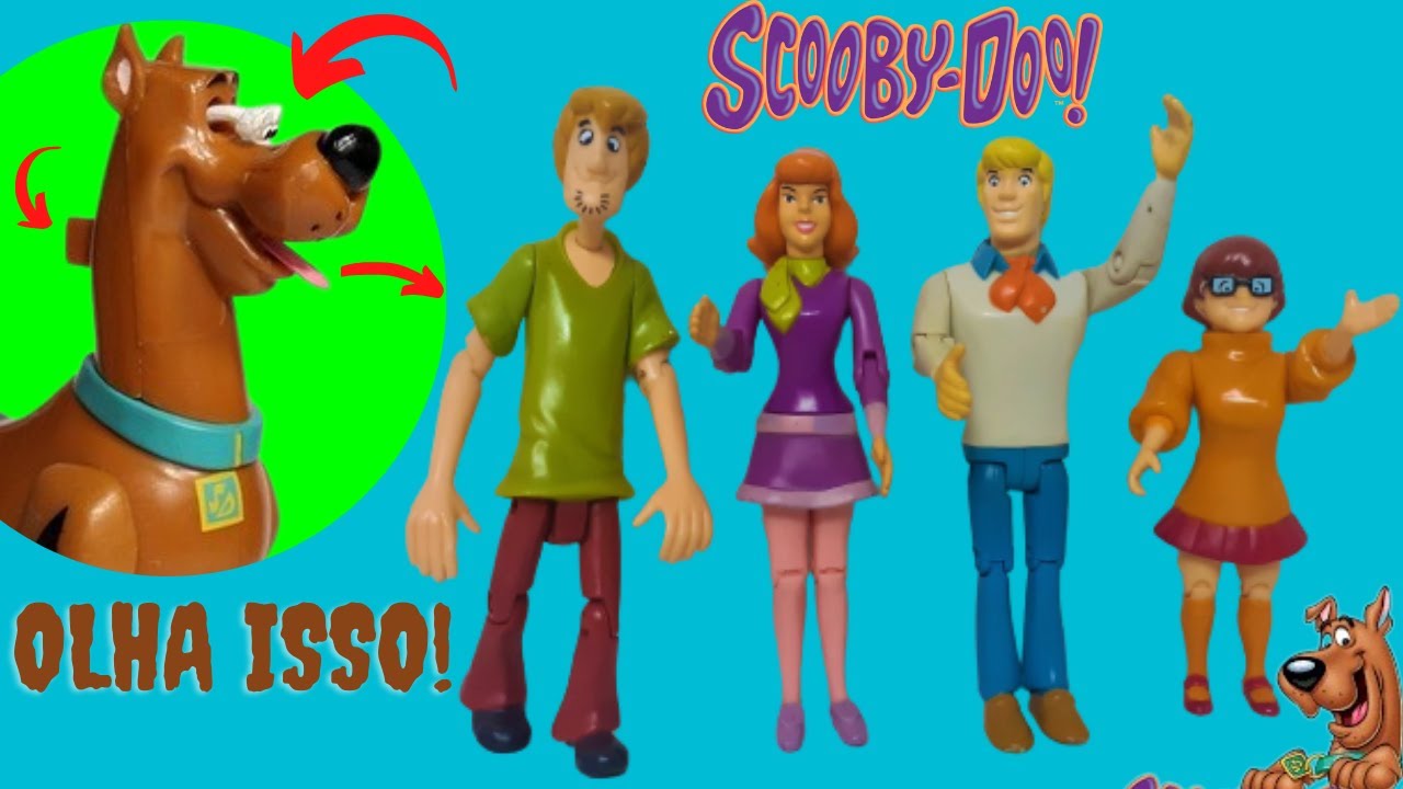 Review Bonecos  Scooby Doo Mystery Solving Crew Clássicos 2001