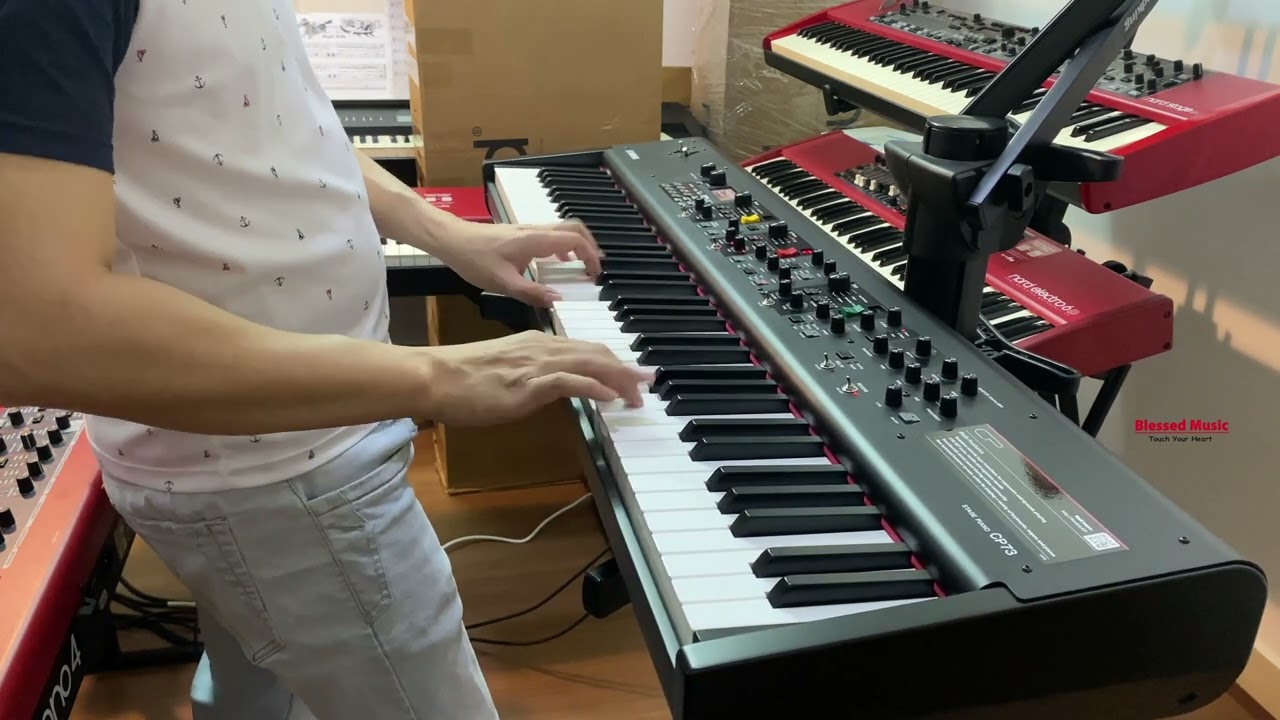 Test sounds Yamaha CP 73| Blessed Music-Piano Tan Binh